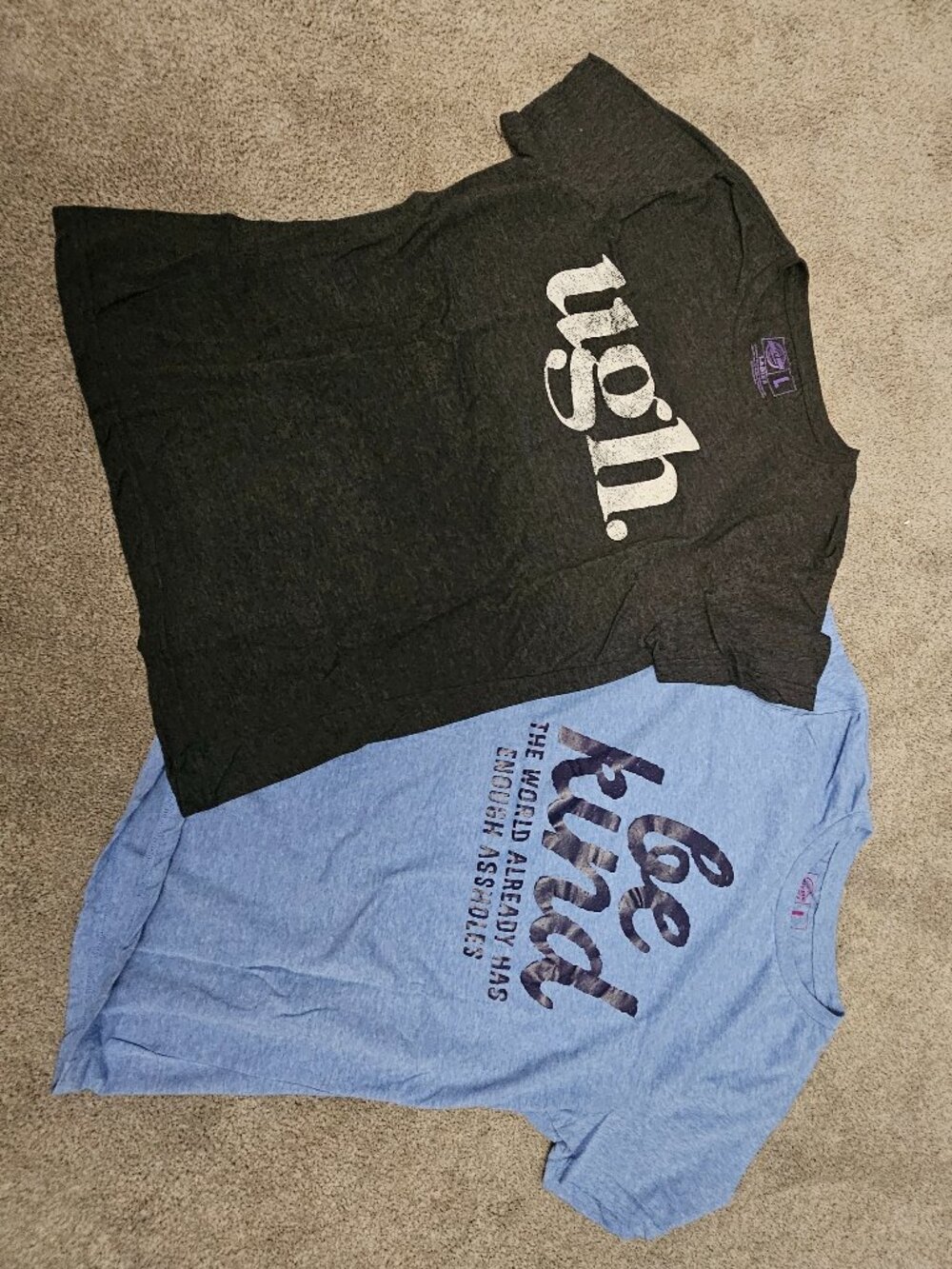 Crazy Dog T-Shirts - Size L - Lot of 2